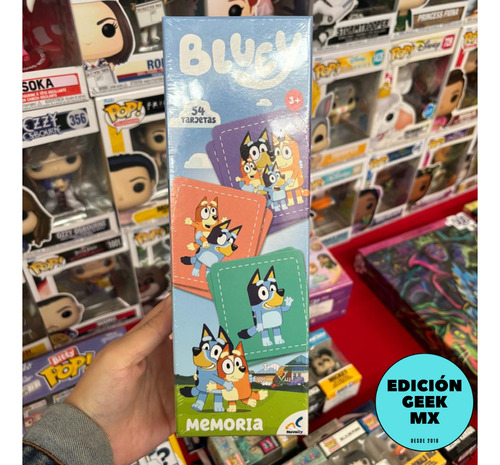 Juego De Mesa Memoria Bluey Novelty