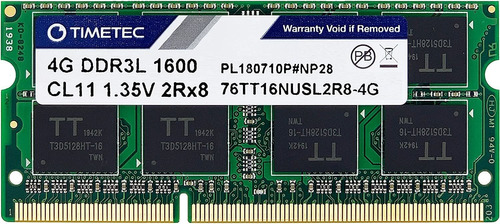 Memoria Ram Timetec (1 X 4 Gb) 4 Gb 1600 Mhz 11 Cl