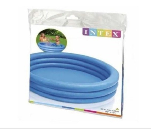Piscina inflable Intex de 156 litros, color azul cristalino