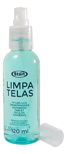 Limpa Telas Start 120ml + Pano Microfibra Produto Eficiente