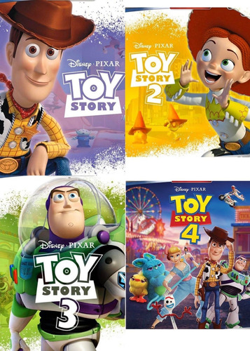 Toy Story 1,2,3 Y 4 - Películas De Colección 4 Dvd´s