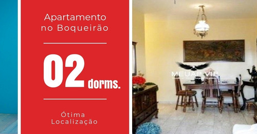 Imagem 1 de 25 de Apartamento Santos 2 Dormitórios Boqueirão - Bo254 - 32392645