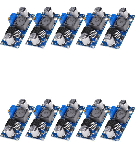 10 Regulador De Tensão Lm2596 3a Dc Step Down Para Arduino