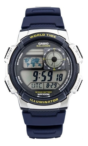 Reloj Casio Digital World Time Ae-1000w Sport