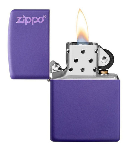 Zippo 237 Reg Purple Matte Original Universo Binario