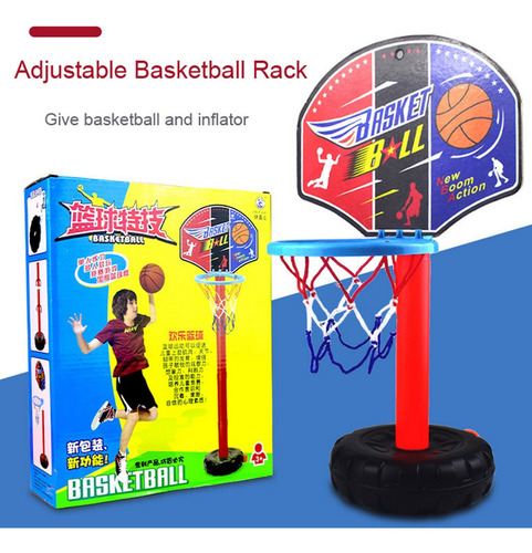 Cesta De Baloncesto Ajustable Para Niños Con Altura Ajustabl