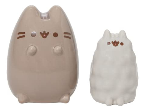 Sal Y Pimienta Esculpidos De Enesco Pusheen Con Forma De Gat