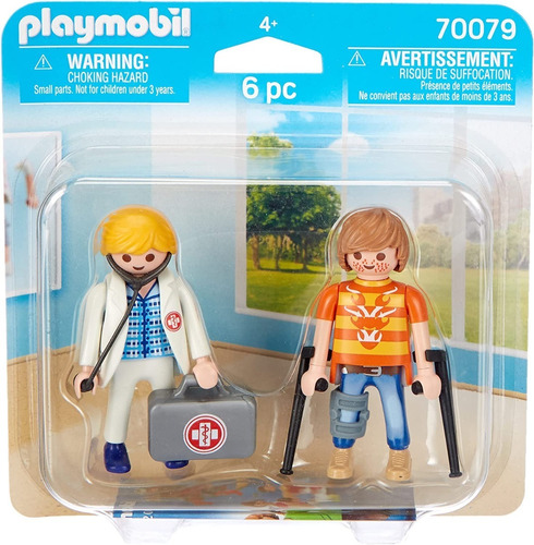 Playmobil Doctora Y Paciente Duo Pack (70079)