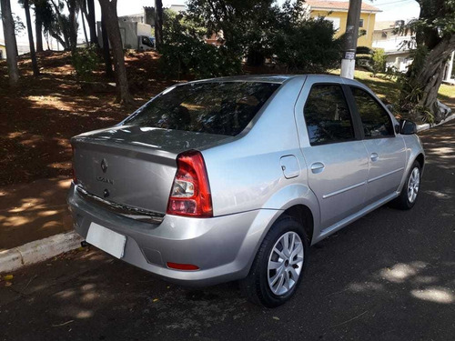 Renault Logan Expression 1.0 16v Prata 2013 Completo Doc Ok