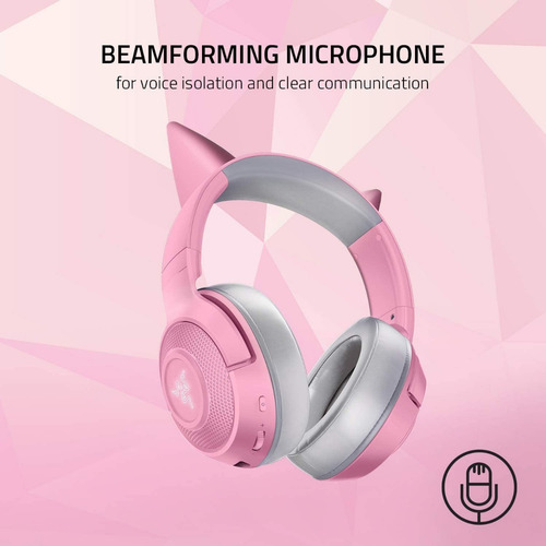 Imagen 6 de 6 de Razer Kraken Bt Kitty Edition Quartz Auriculares Bluetooth