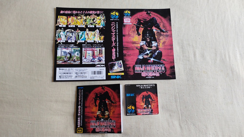 Ninja Masters - Encarte/manual/label Jap Repro Neogeo Aes (Usado)
