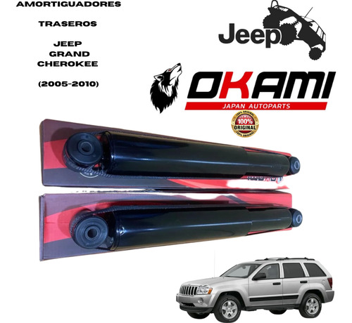 Amortiguador Trasero Jeep Grand Cherokee (2005-2010).