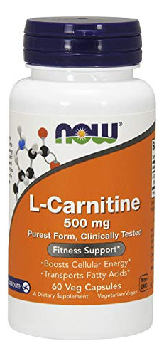 Now Supplements, L-carnitine 500mg