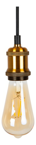 Refletor LED vintage Dekor Dl-1804 35w incluído na cor bronze