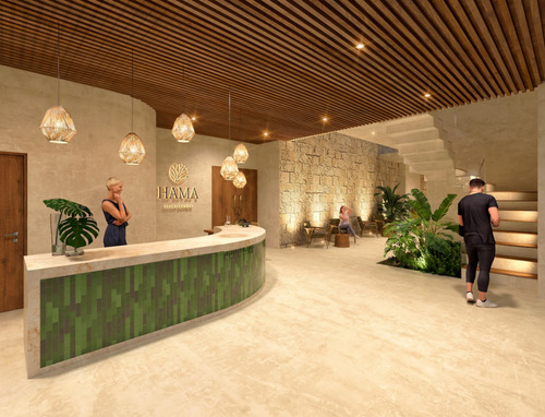 Departamento En Pre-venta En Hama Beach Condo , Mahahual.