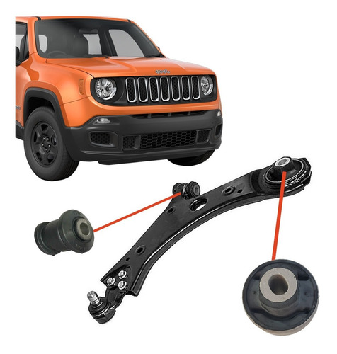 Juego Bujes Completo Parrillas Delanteras Jeep Renegade