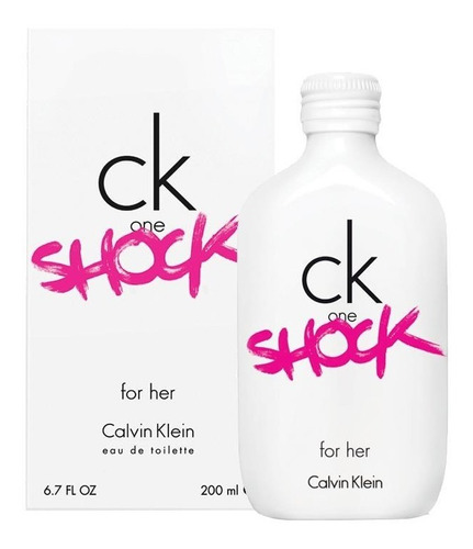 Perfume De Dama Ck One Shock Calvin Klein 200ml Original