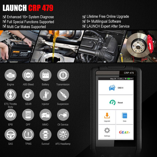 Scanner Launch Crp479 Automotriz