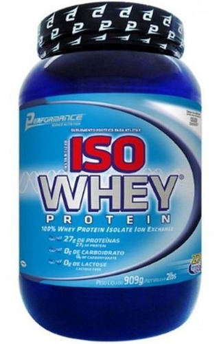 Iso Whey Protein Isolado Cookies Performance Nutrition 909g