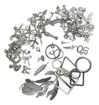 Comprar Dijes De Metal Bijou Collar Pulsera Llavero Candy Bar 500gr