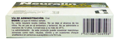 Neuralin Relief Caja Con 20 Tabletas