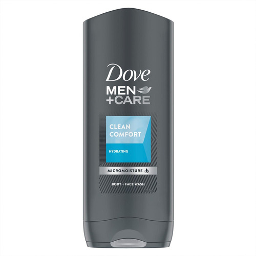 Dove Men+care Gel De Baño Y Lavado Facial Para Piel Seca Y.