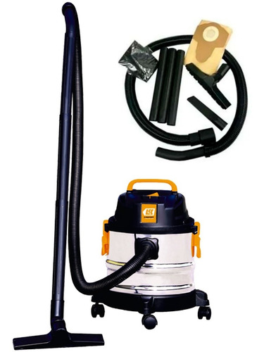 Imagen 4 de 7 de Aspiradora 15l Acero Inoxidable 220v Lusqtoff La-1500mm