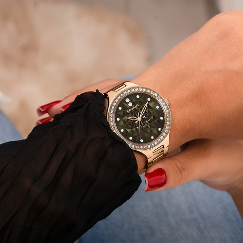Relógio Feminino Seculus 2 Anos De Garantia 48085lpsvrs3