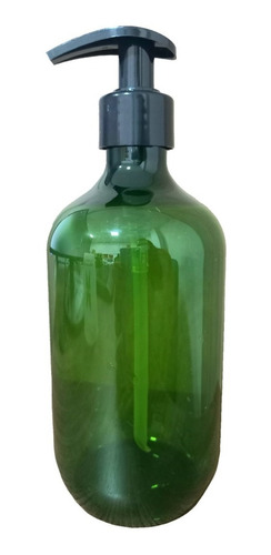 Botella De Pet Verde De 500ml Con Válvula Cremera  X 100