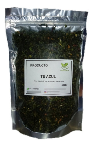 Te Azul (oolong) Con Clavo De Olor Y Cascara De Naranja 500g