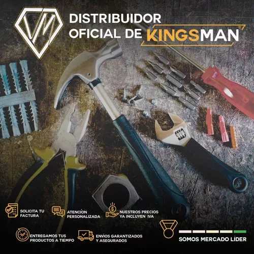 KINGSMAN | Prensa Sargento para Madera - 6 pulgadas y 6 cm - Tipo F - Con  Tornillo y mordazas - Para Carpintería - alta precisión - acabado cromado 
