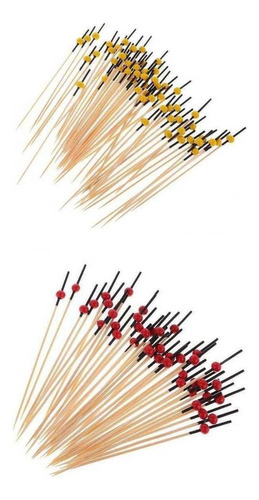 200 Piezas Cóctel Palillo Fruta Sándwich Regalo