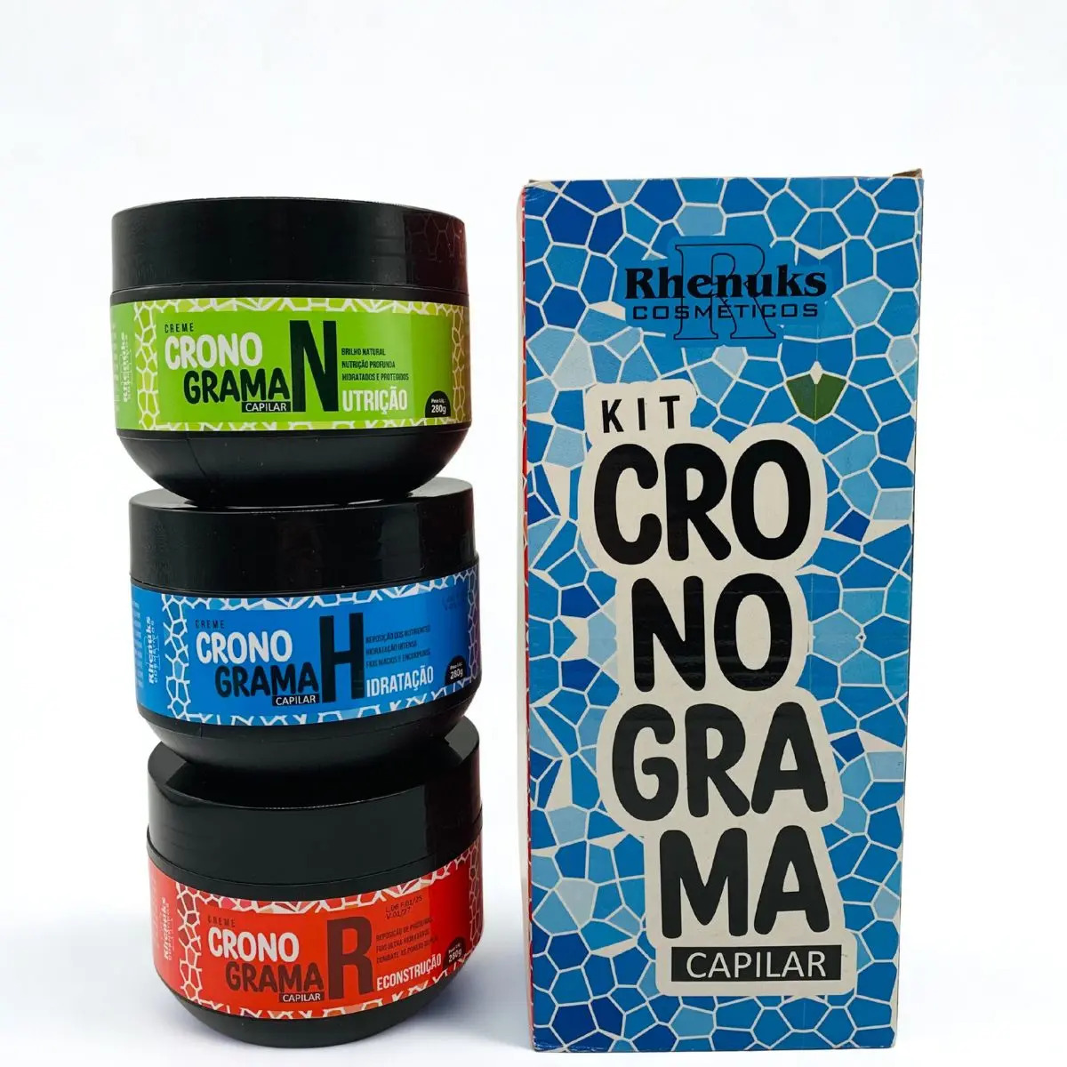 Kit Cronograma Capilar - 3 Itens - Hidrata E Nutre