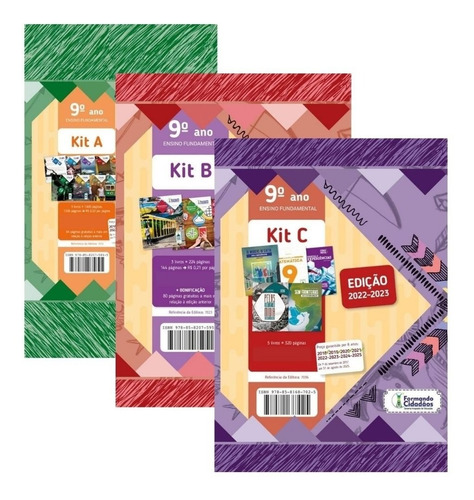 Livro Formando Cidadãos Kit A + B + C 9º Ano Nova Edição