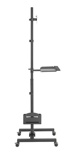 Pedestal Para Monitor 17-32 Con Soporte Para Cpu Y Teclado