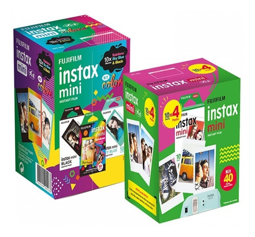 Kit Fujifilm Instax: Filme Color 3 Packs C/ 10 Poses 