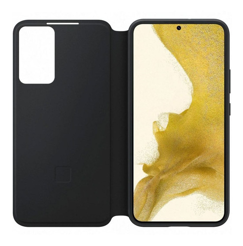 Imagem 2 de 4 de Capa Preta Smart Clear View Para Galaxy S22