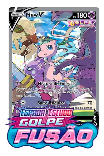 Carta Pokémon Mew Vmax Lendário Golpe Fusão