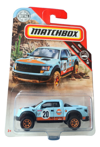 Auto Matchbox Camioneta ´10 Ford F-150 Svt Raptor Gulf Mbx