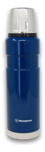 Termo Westinghouse De Acero Inoxidable De 800ml Color Azul