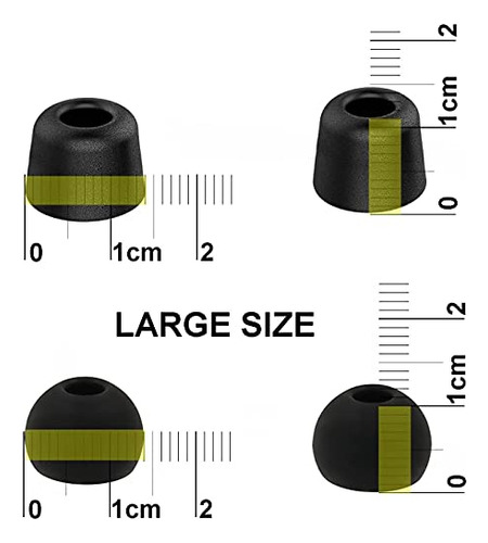 8 Piezas (bmf-bph), Espuma Viscoelástica Y Silicona Grandes