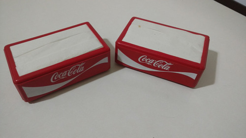 Servilleteros Coca Cola Plasticos Con Resorte Retro