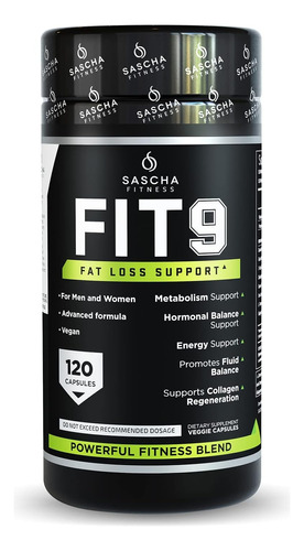 Fit9 Sasha Fitness Capsulas Usa-  Entrega Hoy