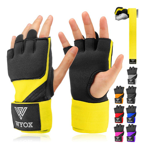 Guantes De Mma Wyox Vendas Rápidas De Gel Para Boxeo Mma Kic