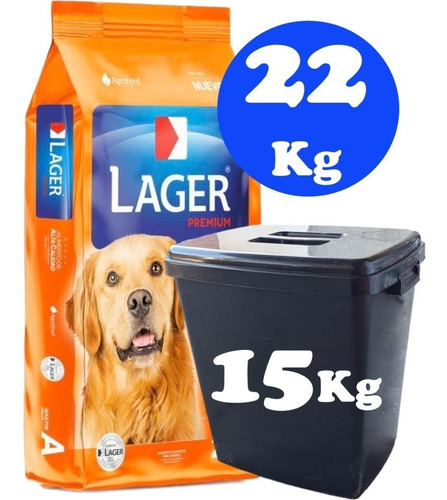 Imagen 1 de 2 de Lager Adulto 22 + Llavero Porta Bolsa +repuesto
