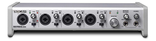Interfaz De Audio Tascam Series 208i Usb Con Midi, 20 Entrad