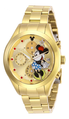 Reloj Para Mujer Invicta Disney Limited Edition 27402 Oro