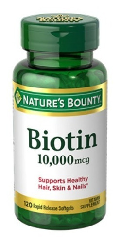 Biotina Natures Bounty Concentr - Unidad a $800