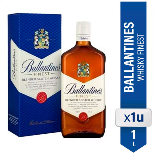 Whisky Ballantines Ballentines Finest 1 Litro 01almacen