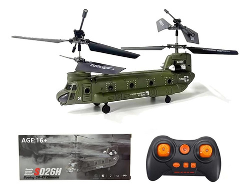 Helicóptero Rc Structoys, Aeronave De Transporte De Doble 3